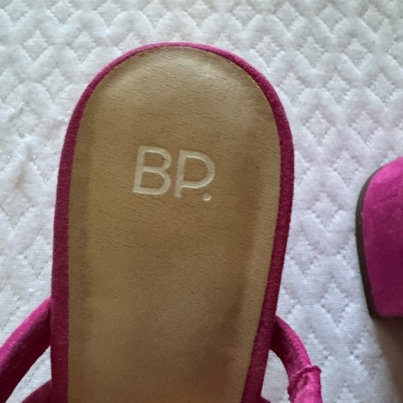 BP by Nordstrom Elegant Pink Women's Sandals Size 10 - Picture 2 of 6